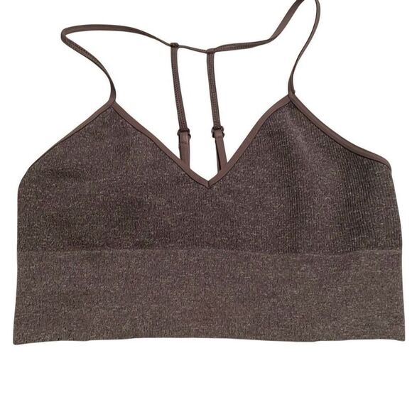 EUC Anthropologie Heather Gray Jenny Seamless T-back Bralette - Size XS/S - Picture 2 of 10